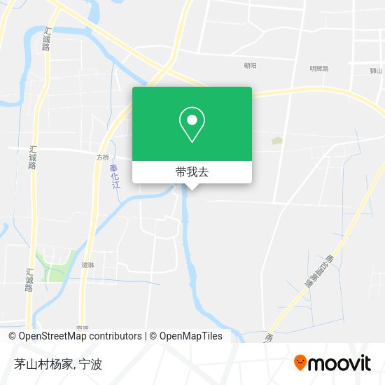 茅山村杨家地图