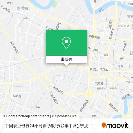 中国农业银行24小时自助银行(联丰中路)地图