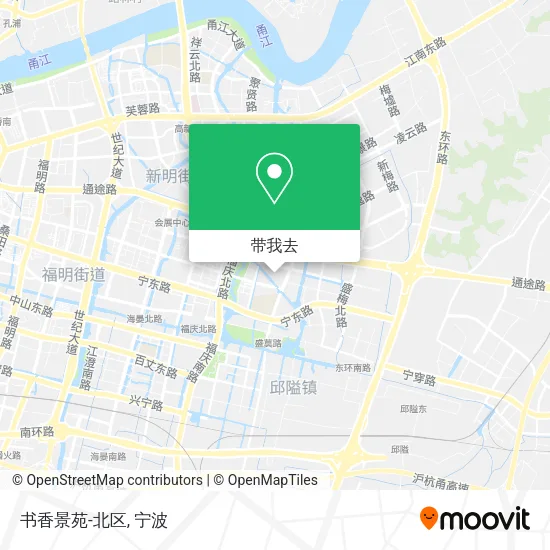 书香景苑-北区地图