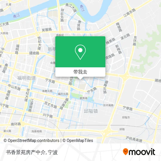 书香景苑房产中介地图