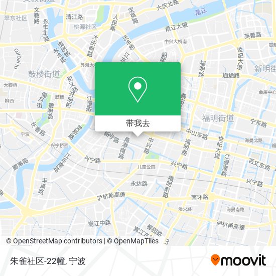 朱雀社区-22幢地图