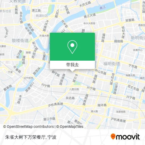 朱雀大树下万荣餐厅地图