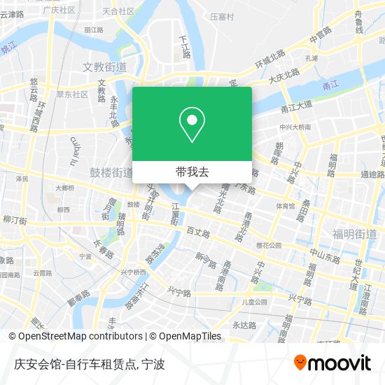 庆安会馆-自行车租赁点地图
