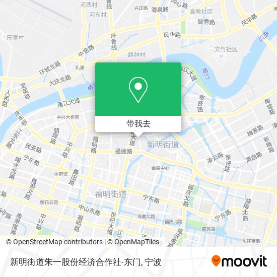新明街道朱一股份经济合作社-东门地图