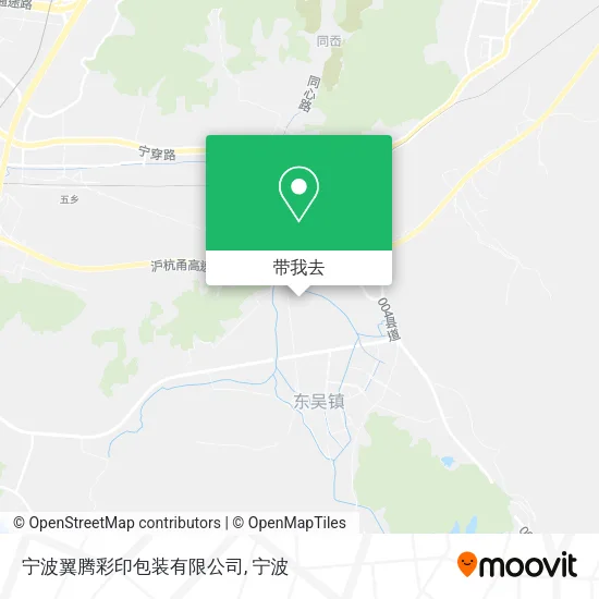 宁波翼腾彩印包装有限公司地图