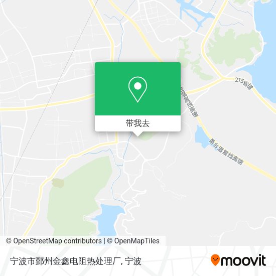 宁波市鄞州金鑫电阻热处理厂地图