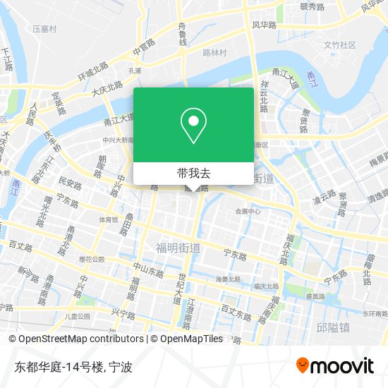 东都华庭-14号楼地图