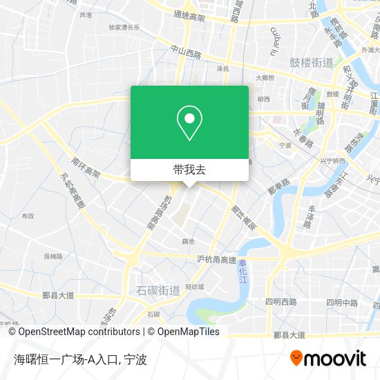 海曙恒一广场-A入口地图