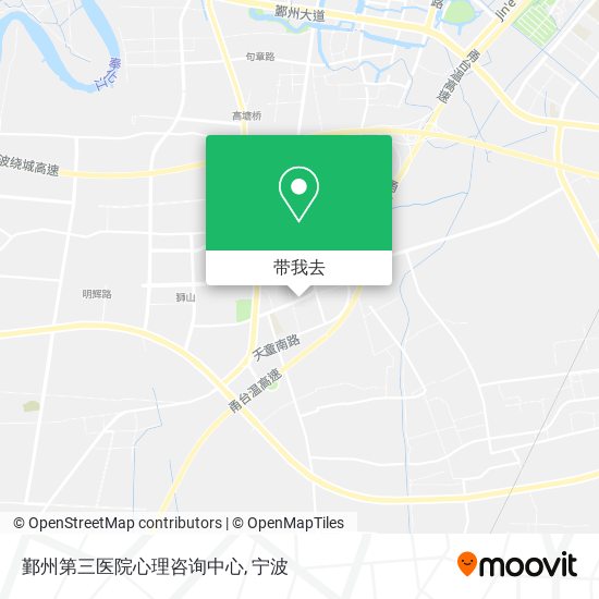 鄞州第三医院心理咨询中心地图
