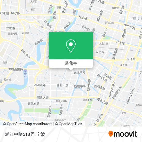 嵩江中路518弄地图