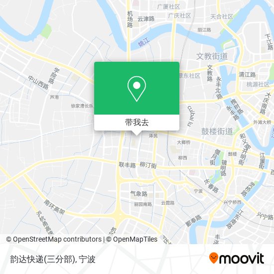 韵达快递(三分部)地图