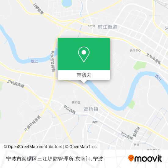 宁波市海曙区三江堤防管理所-东南门地图