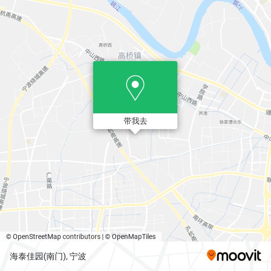 海泰佳园(南门)地图