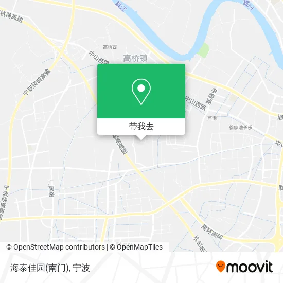 海泰佳园(南门)地图