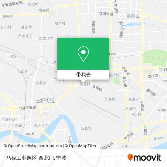 马径工业园区-西北门地图