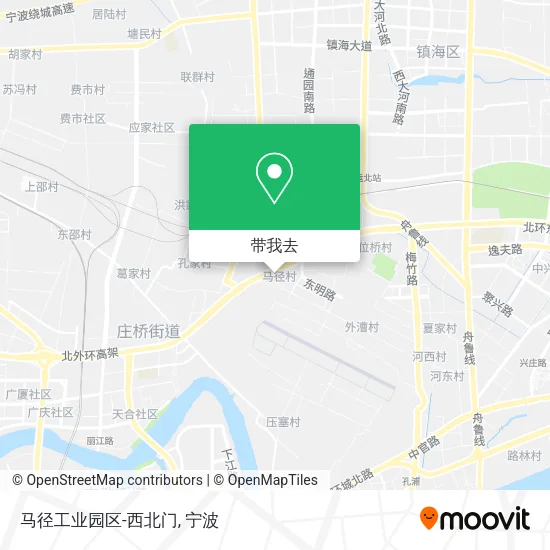 马径工业园区-西北门地图