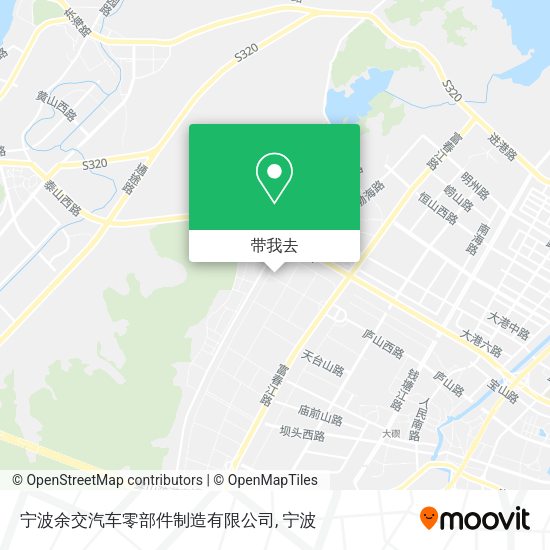 宁波余交汽车零部件制造有限公司地图
