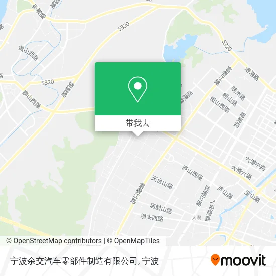 宁波余交汽车零部件制造有限公司地图