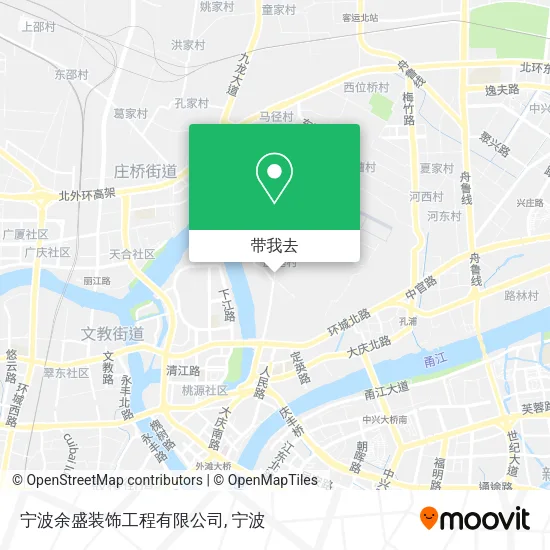 宁波余盛装饰工程有限公司地图