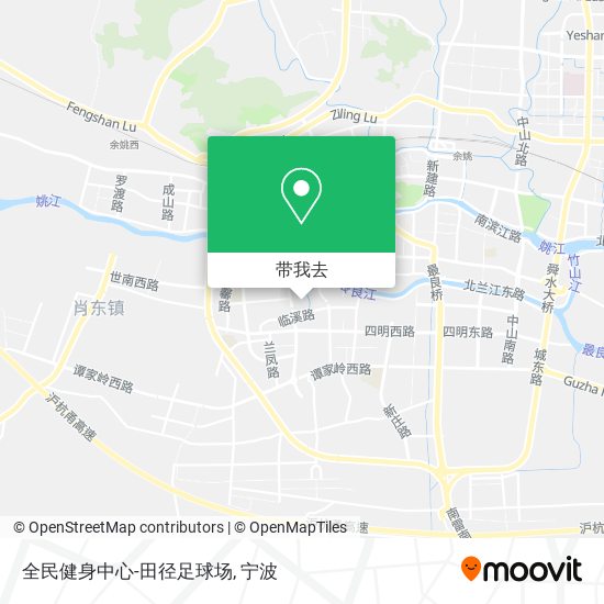 全民健身中心-田径足球场地图