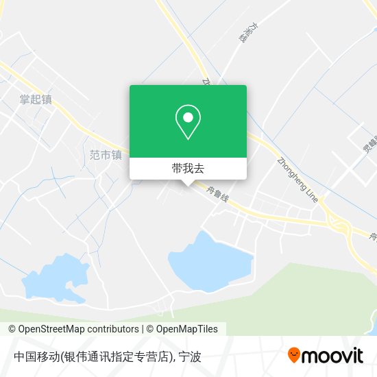 中国移动(银伟通讯指定专营店)地图