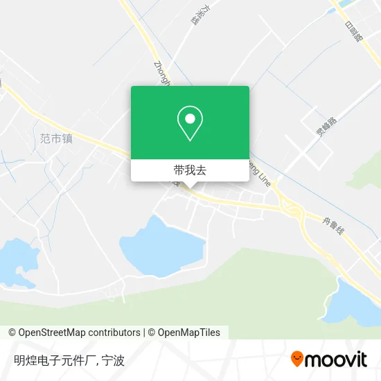 明煌电子元件厂地图