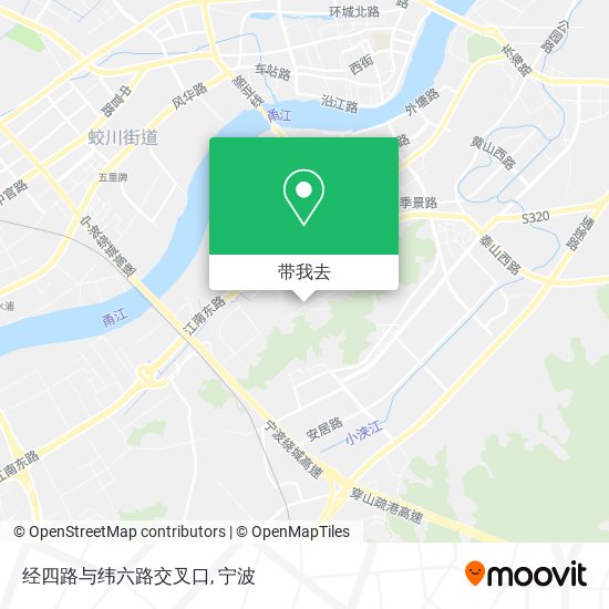 经四路与纬六路交叉口地图