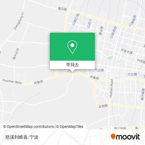 慈溪到睢县地图