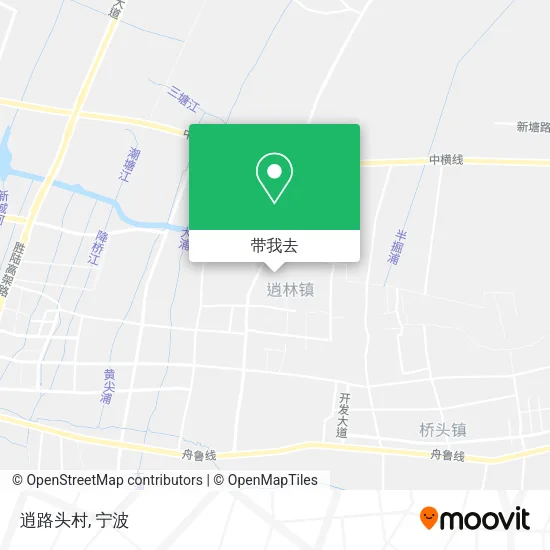 逍路头村地图