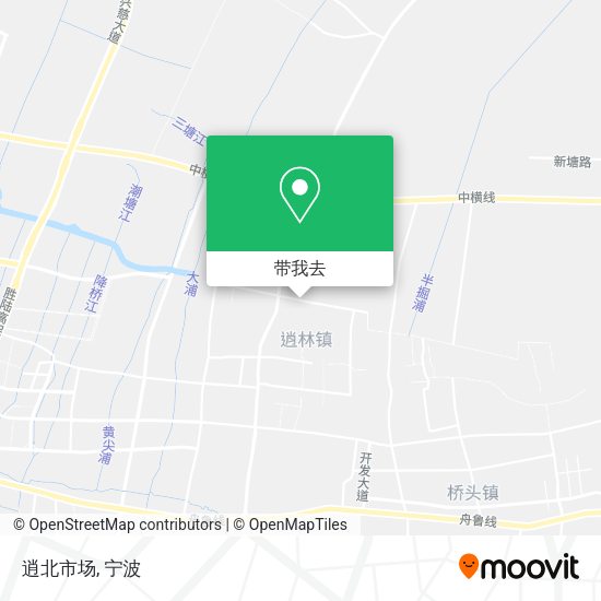 逍北市场地图