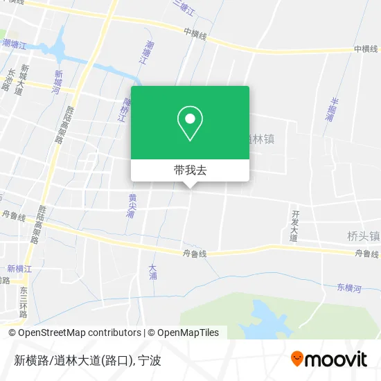 新横路/逍林大道(路口)地图
