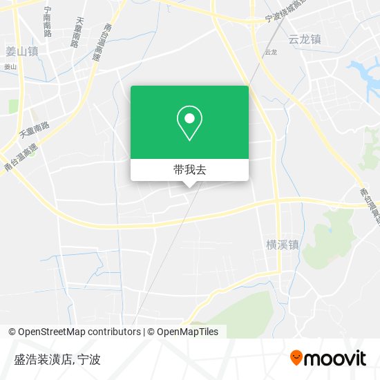 盛浩装潢店地图
