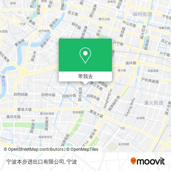 宁波本步进出口有限公司地图