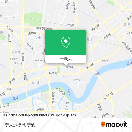 宁大步行街地图