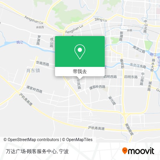 万达广场-顾客服务中心地图