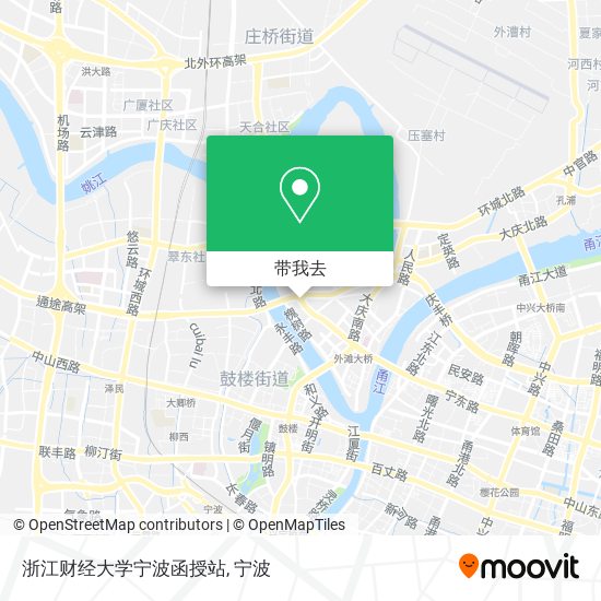 浙江财经大学宁波函授站地图