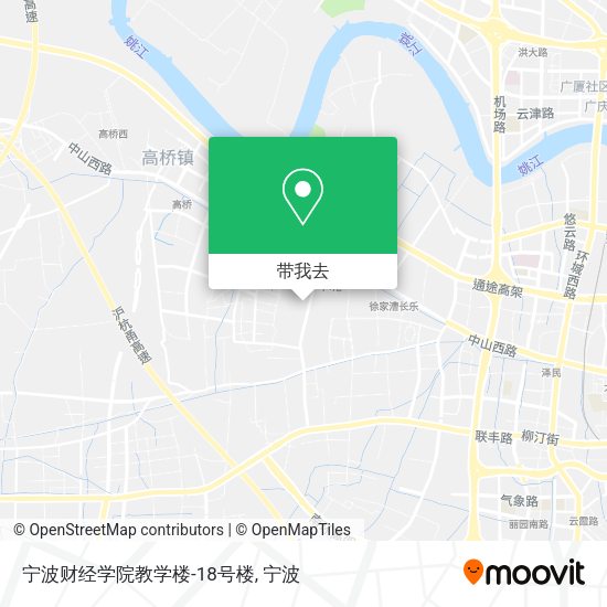 宁波财经学院教学楼-18号楼地图