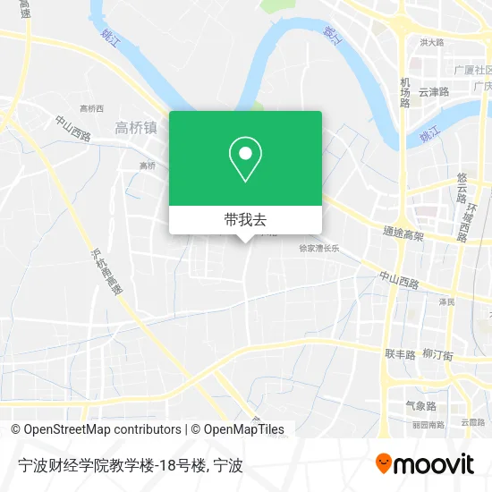 宁波财经学院教学楼-18号楼地图