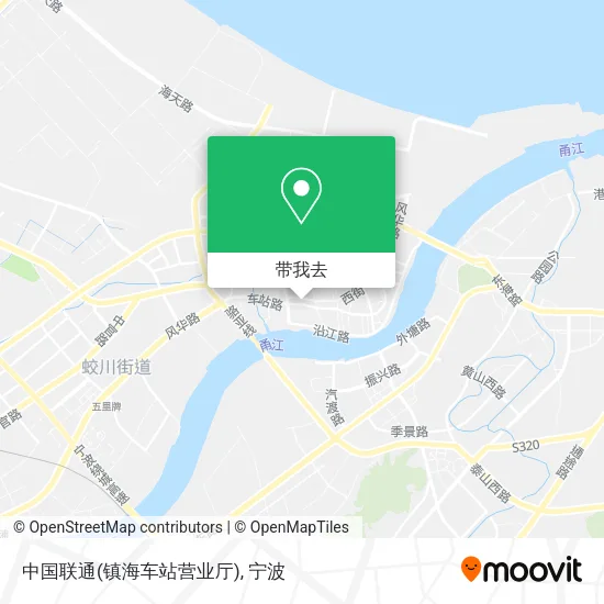 中国联通(镇海车站营业厅)地图