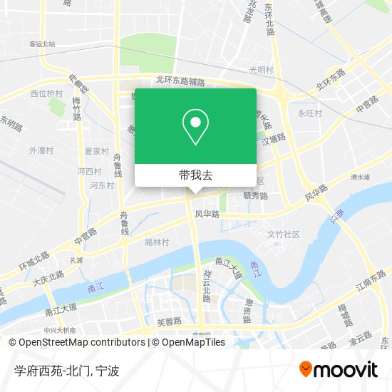 学府西苑-北门地图