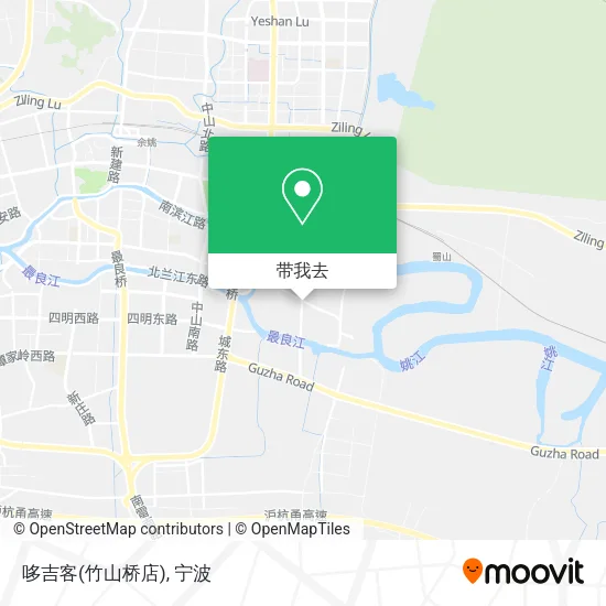 哆吉客(竹山桥店)地图