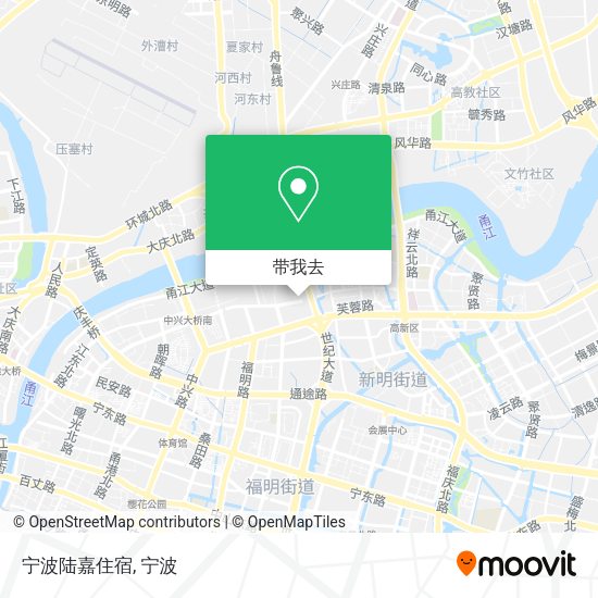 宁波陆嘉住宿地图