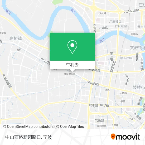 中山西路新园路口地图