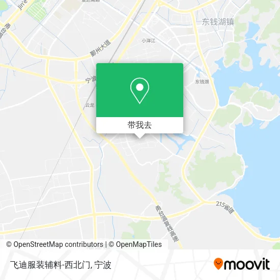 飞迪服装辅料-西北门地图