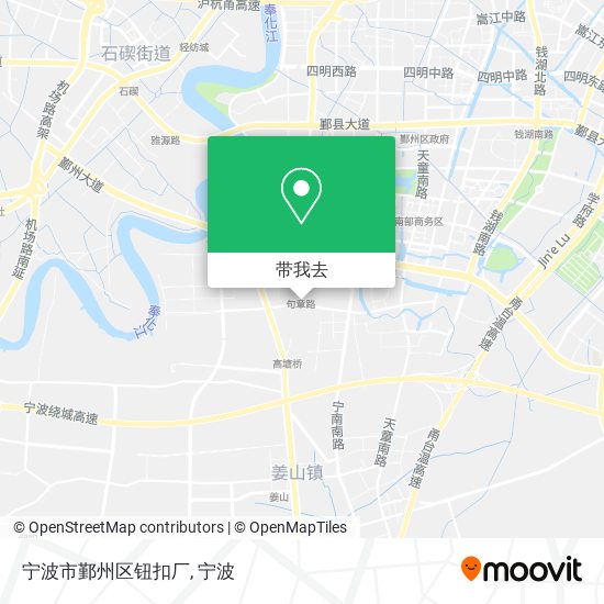 宁波市鄞州区钮扣厂地图