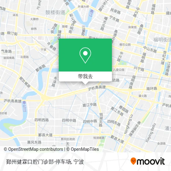 鄞州健霖口腔门诊部-停车场地图