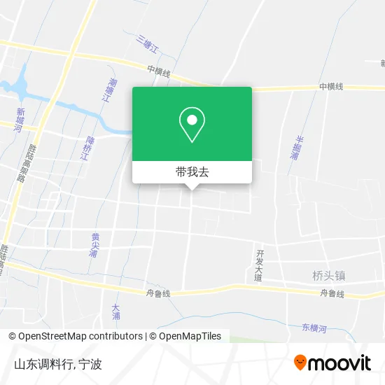 山东调料行地图