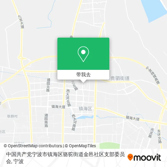 中国共产党宁波市镇海区骆驼街道金邑社区支部委员会地图
