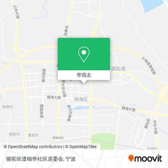 骆驼街道锦华社区居委会地图