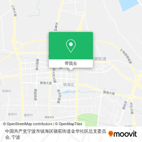 中国共产党宁波市镇海区骆驼街道金华社区总支委员会地图